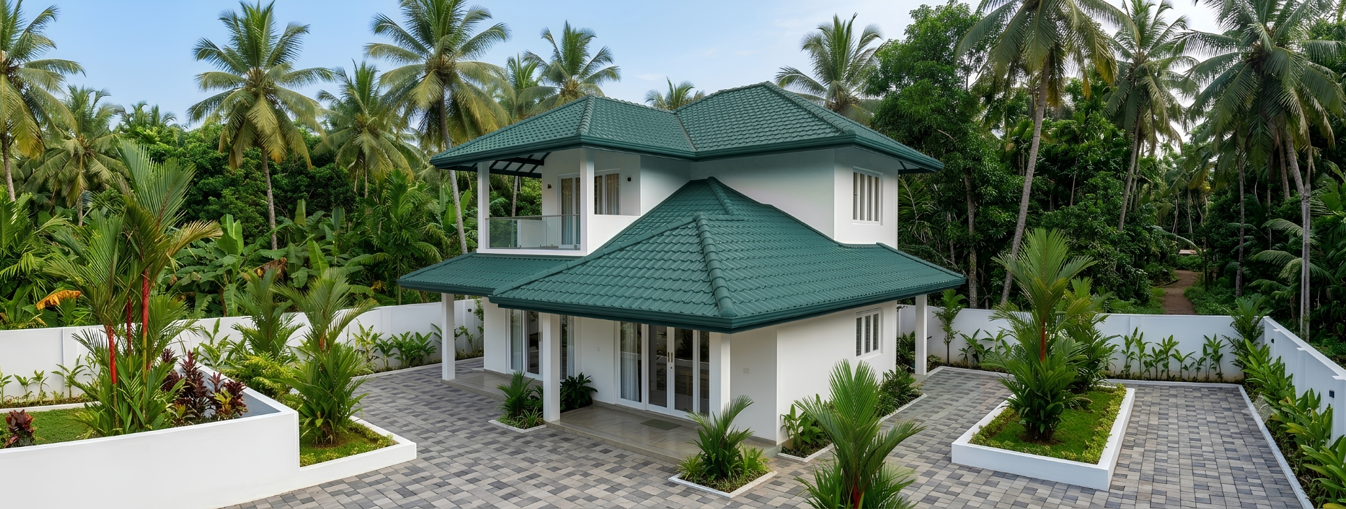 iRoof application background Dark Green